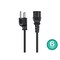 Monoprice Power Cord - NEMA 5-15P to IEC 60320 C13_ 14AWG_ 15A/1875W_ 3-Prong_ B 39787 - alternate 4